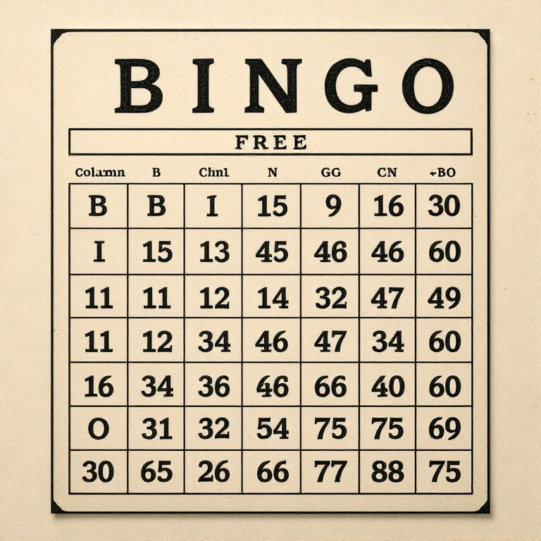 75-bollars bingo